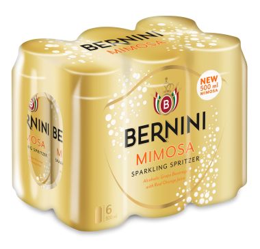 BERNINI MIMOSA 6 X 500ML CAN | Delta Express Liquors